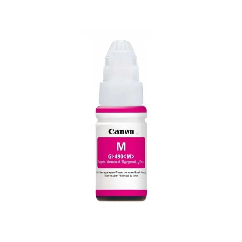 Canon GI-490 M Magenta Bouteille d’encre d’origine (0665C001AB)