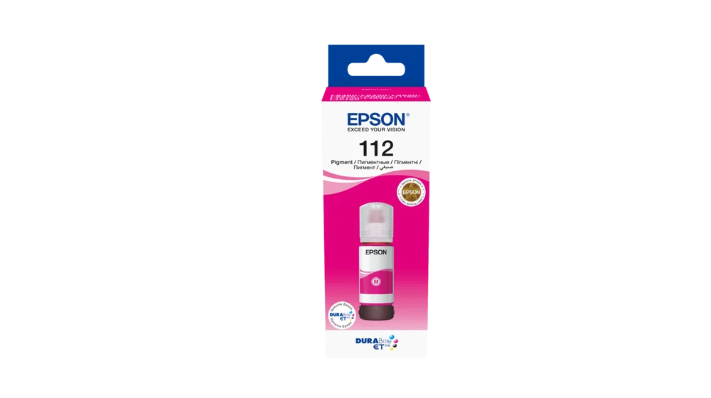 Epson 112 Magenta Bouteille d’encre d’origine (C13T06C34A)