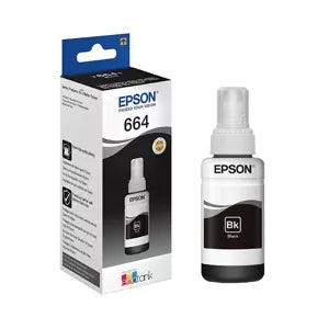 Epson 664 BK (T6641) Noir Bouteille d’encre d’origine