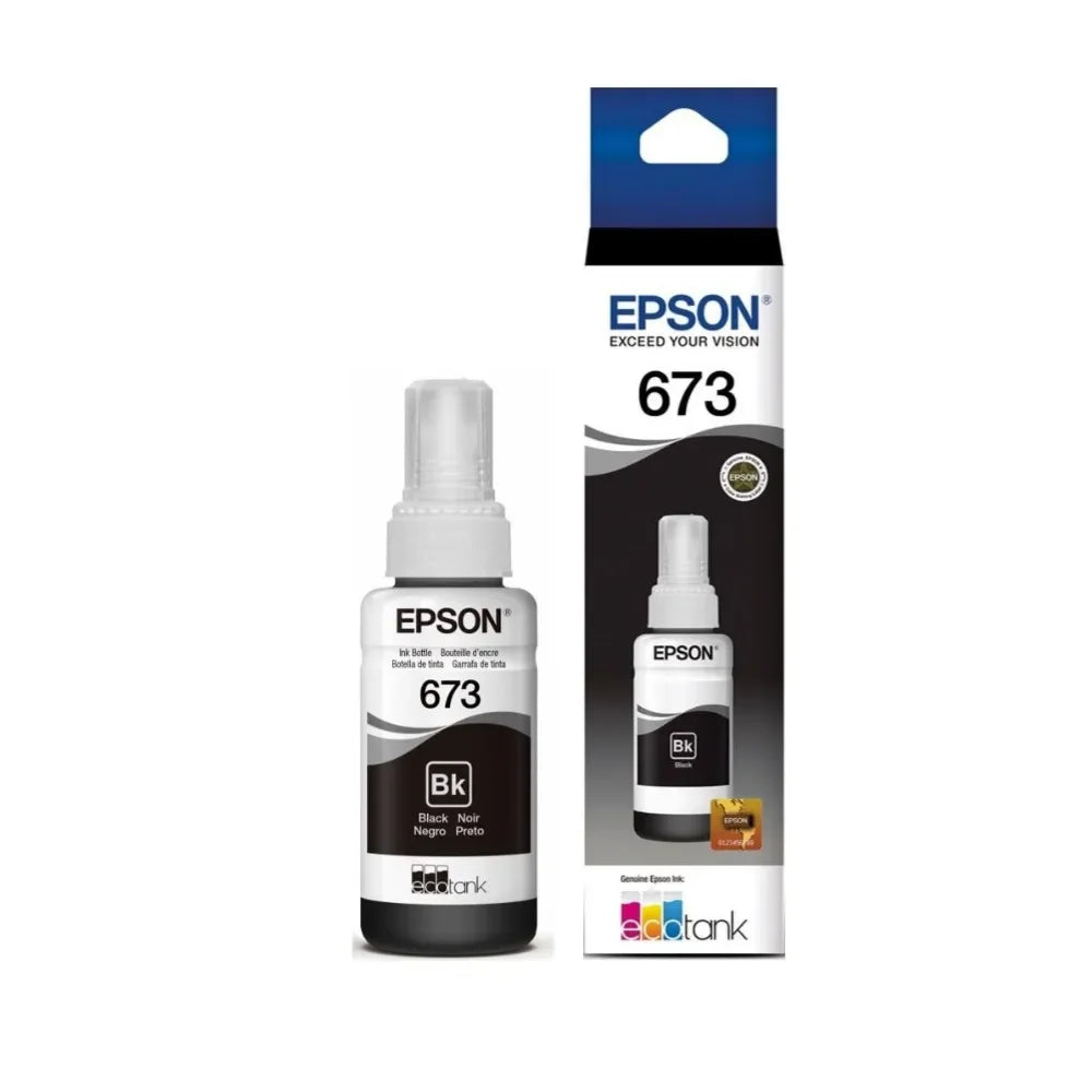 Epson 673 BK (T6731) Noir Bouteille d’encre d’origine