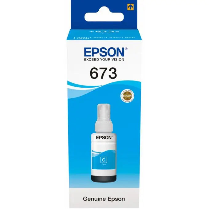 Epson 673 C (T6732) Cyan Bouteille d’encre Epson d’origine