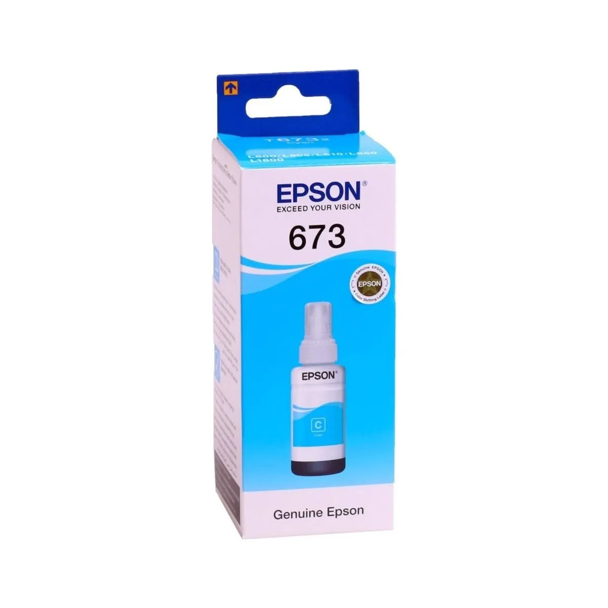 Epson 673 C (T6732) Cyan Bouteille d’encre Epson d’origine