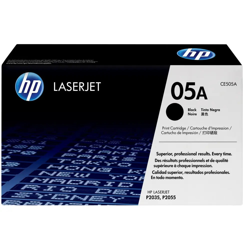 HP 05A Noir (CE505A) – Toner HP LaserJet d’origine