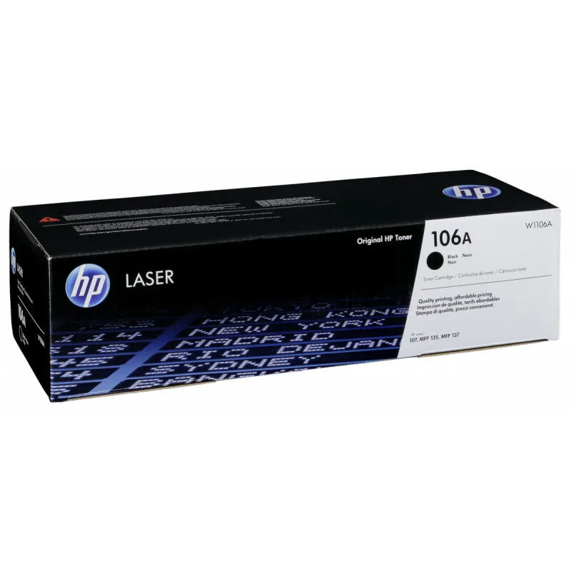 HP 106A Noir (W1106A) – Toner HP LaserJet