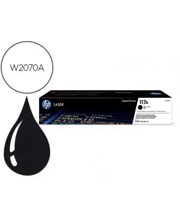 HP 117A Noir (W2070A) – Toner HP LaserJet d’origine