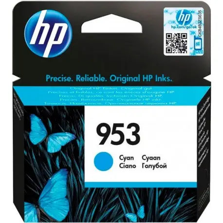 HP 953 Cyan Cartouche d’encre d’origine (F6U12AE)