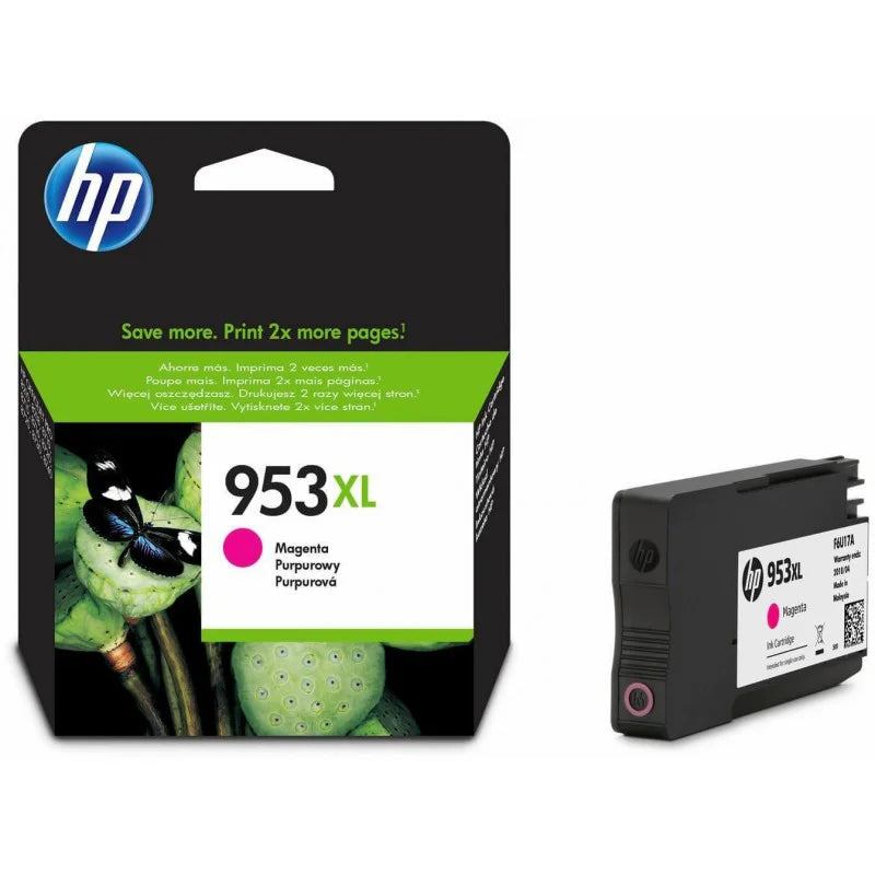 HP 953XL Magenta Cartouche d’encre XL d’origine (F6U17AE)