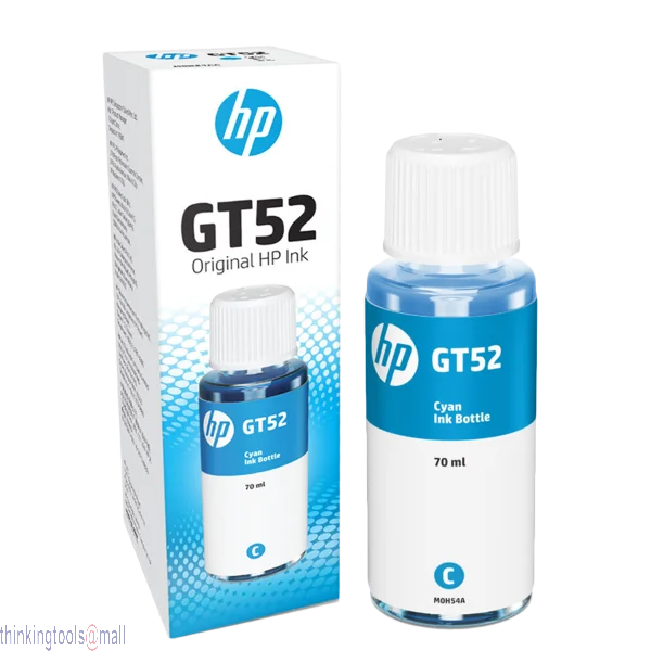 HP GT52 Cyan Bouteille d’encre d’origine (M0H54AE)