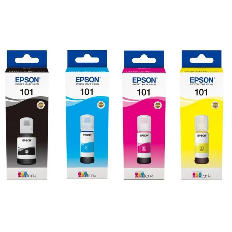 PACK Bouteilles d’encre 101 Epson EcoTank d’origine