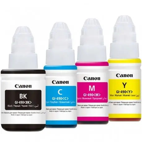 PACK Canon GI-490 Bouteilles d’encre d’origine