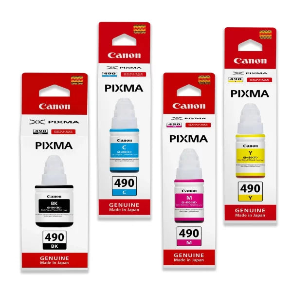 PACK Canon GI-490 Bouteilles d’encre d’origine