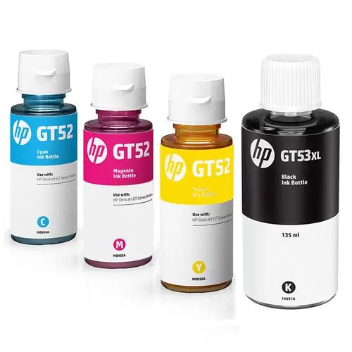 PACK (1) HP GT53XL Black (3) HP GT52 Bouteilles d’encre d’origine