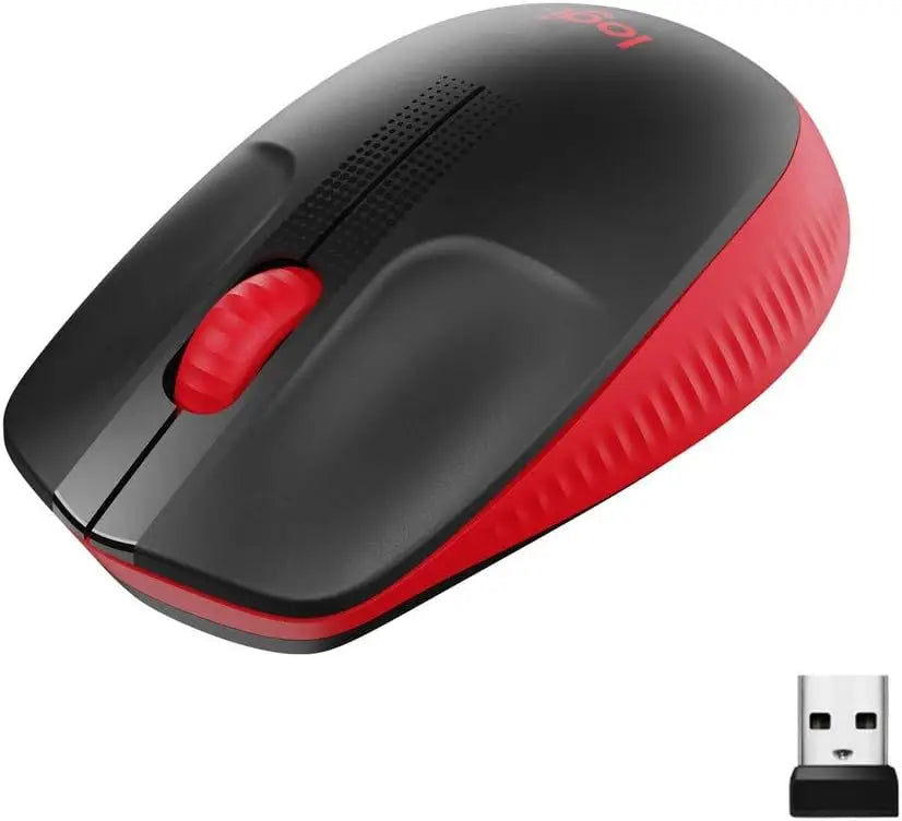 Souris sans fil Logitech M190 Rouge (910-005908)