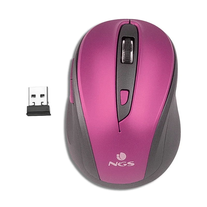 Souris sans fil NGS Evo Mute Violet