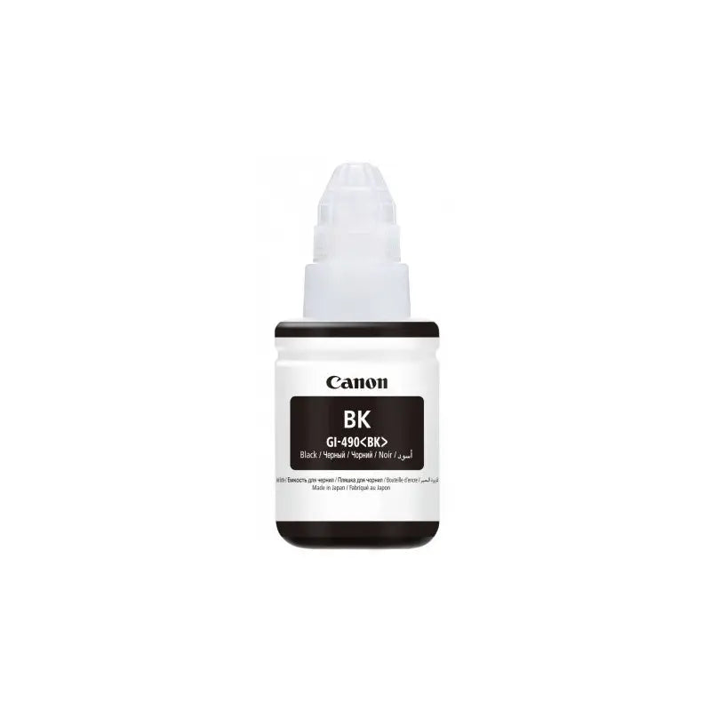 Canon GI-490 BK Noir Bouteille d’encre d’origine (0663C001AB)