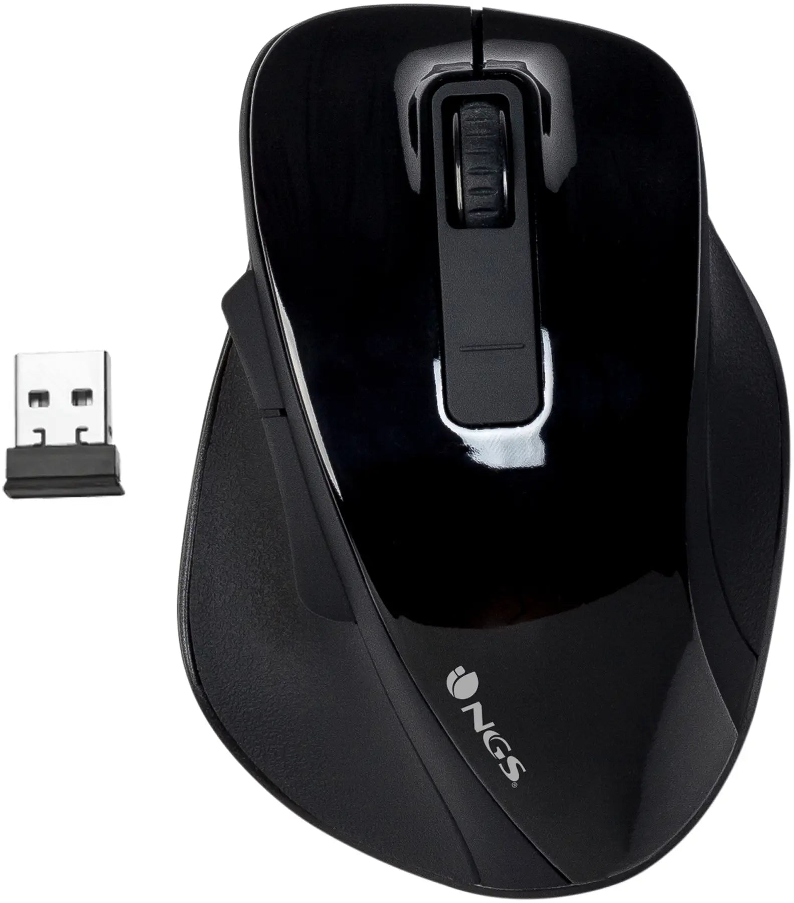 Souris sans fil NGS Bow Noire (BOWBLACK)